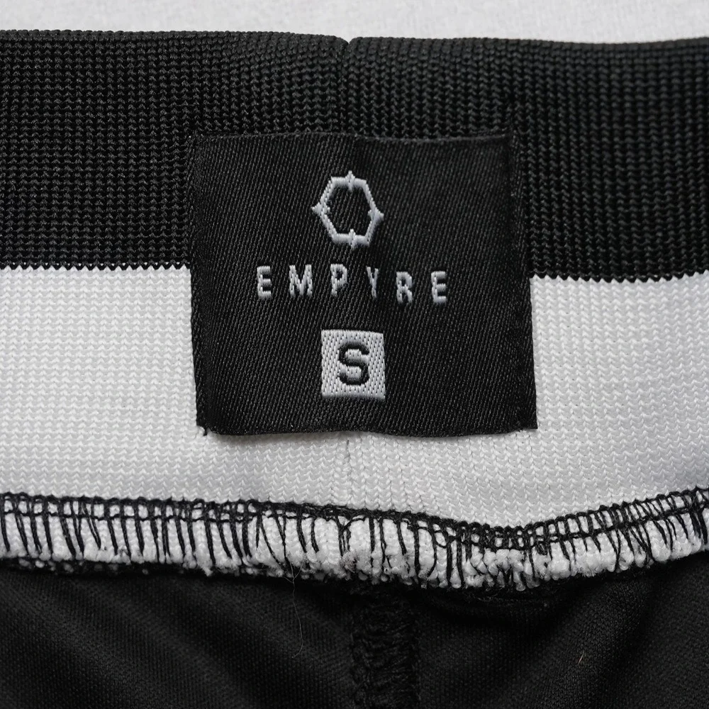 Empyre Basketball Shorts Mens Small Black White‎ Timeless Classic Graphic Mesh